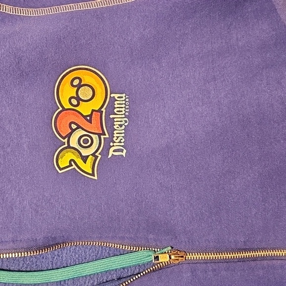Disney Blue Zip-Up Hoodie with 2020 Logo - Picture 2 of 8